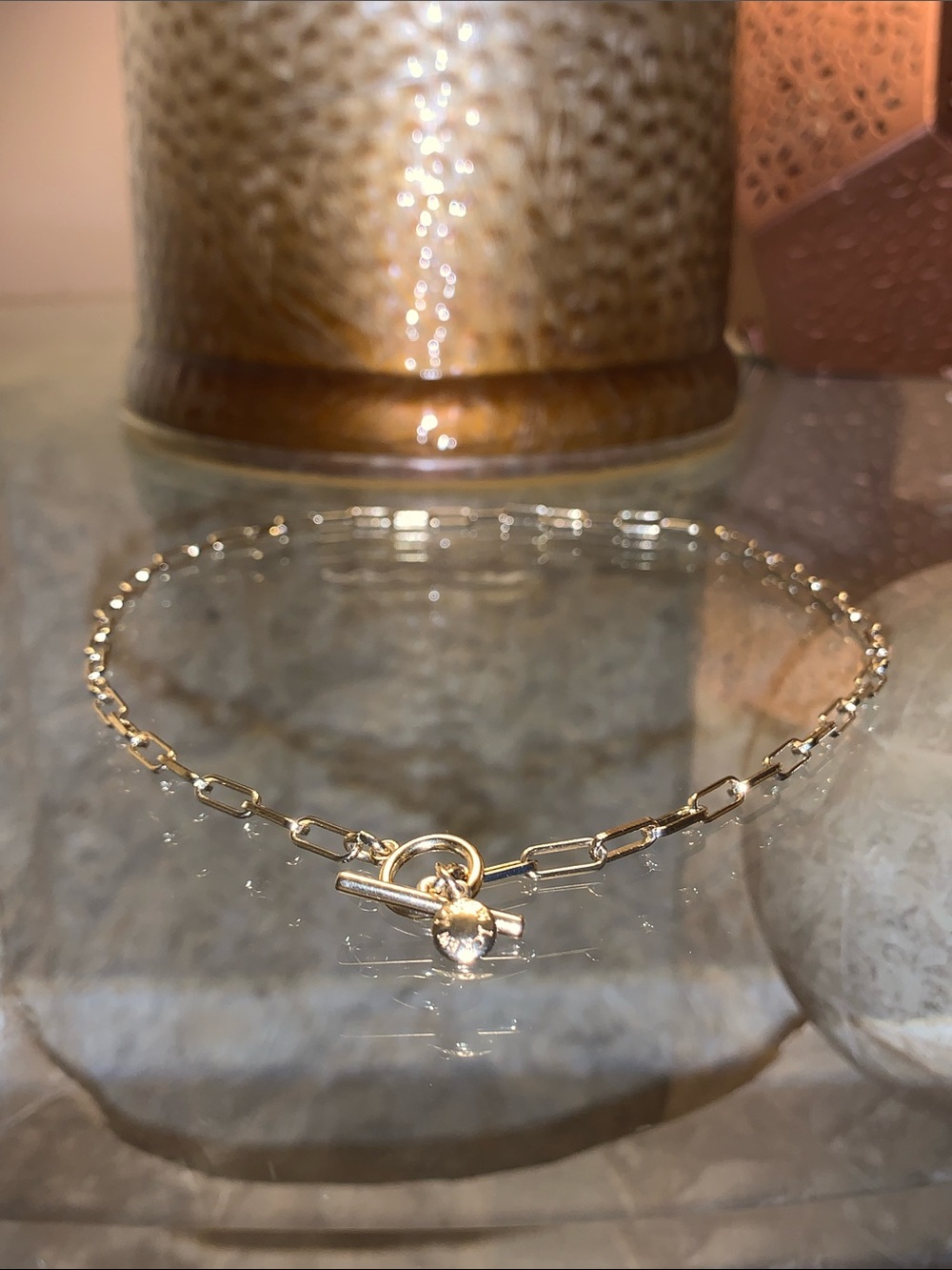 J.Crew Paperclip Chain Toggle Necklace